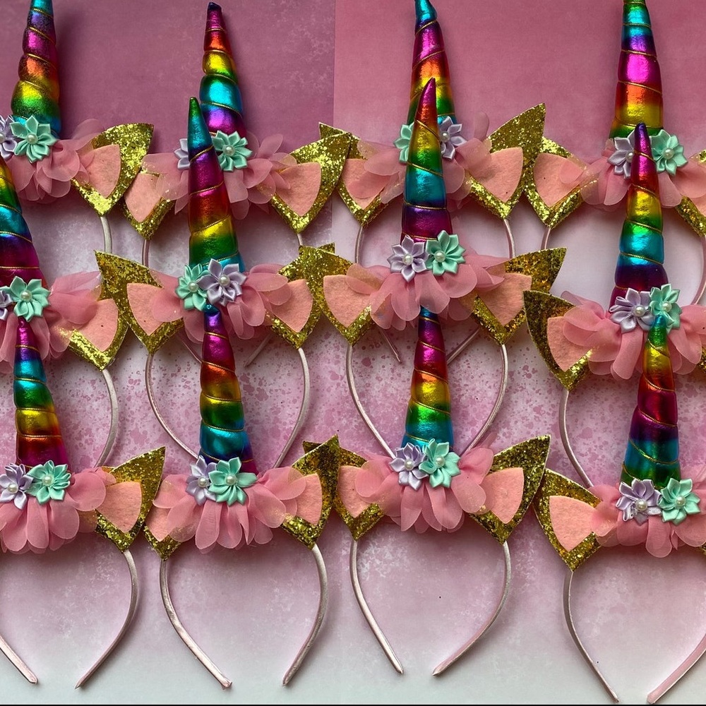 Kid unicorn horn party headwear